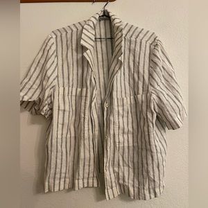 EVERLANE The Linen Workwear Shirt - NWOT XL